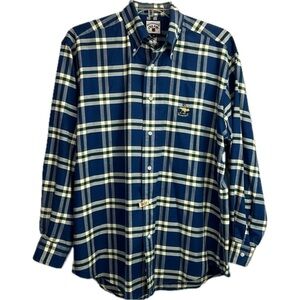 Faconnable Men’s Plaid Button-Down Long Sleeve Shirt